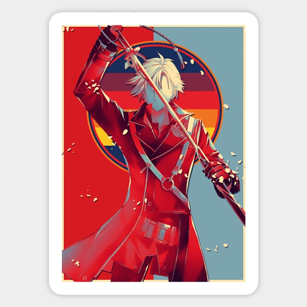 Trails of Cold Steel Rean Schwarzer Sticker by Vizcaino00